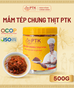 Mắm Tép Chưng Thịt PTK Đặc Sản Việt Chuẩn ISO Hộp 500gr