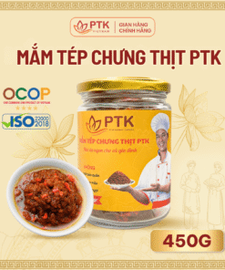 Mắm Tép Chưng Thịt PTK Đặc Sản Việt Chuẩn ISO Lọ 450g