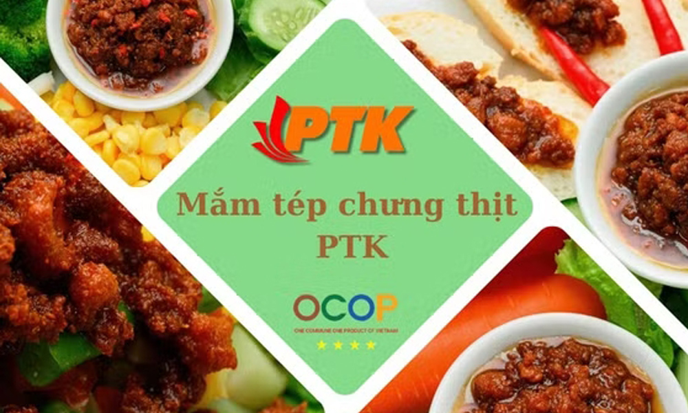 Báo Nhân Dân – Mắm tép chưng thịt PTK sản phẩm Ocop 4 sao