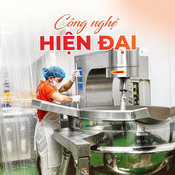 2. Sản xuất trên dây chuyền hiện đại ATVP thực phẩm